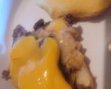 A picture of step 2 of Smothered and Covered Smash Burgers on Hawaiian Buns.