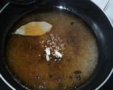 A picture of step 3 of Bread ka meetha.