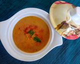 A picture of step 5 of Tuwar dal with peanuts.