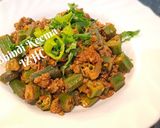 A picture of step 3 of 🥘Bhindi Keema🥘 (Okra mince).