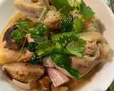 A picture of step 3 of Bamboo Shoot Soup with Chicken Feet and Pork Hock.