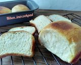 Foto langkah ke 21 dari resep Eggless Milk Bread - Roti Tawar Empuk dengan Bahan Sederhana.