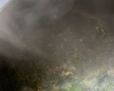 A picture of step 3 of Sarson saag in Punjabi style in the pressure cooker in 20 mins.