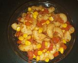 A picture of step 4 of Corn tomato pasta.