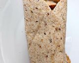 A picture of step 3 of My Char grilled Chicken in a wrap 😋.