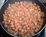 Hình bước làm 3 của món Chè cùi bưởi cốt dừa