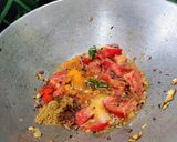 A picture of step 4 of Muli, Matar Subzi (Radish, Green Peas Dry Curry).