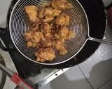 A picture of step 4 of Crispy double fry pakorey.