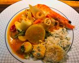 Foto do passo 6 de 209-Moqueca de palmito com versão enriquecida e farofa de banana da Terra