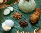 Foto langkah ke 3 dari resep Nasi Lemak Pandan.