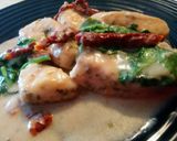 Foto del paso 5 de la receta: Pollo a la Toscana con espinacas y tomates secos