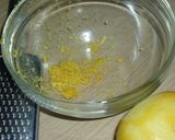 Citromkrém mangóval, szőlővel recept fázis 2 fotója