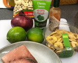 Foto del paso 1 de la receta: Ceviche de emperador con choclos y chips de plátano 🍌