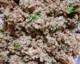 A picture of step 4 of Labnani kabab/Lebanese kebab.