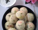 वेजिटेबल मिनी इडली (Vegetable mini idli recipe in Hindi) रेसिपी चरण 4 फोटो