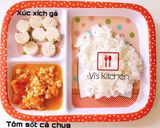 Hình bước làm 3 của món Xúc xích gà cho bé