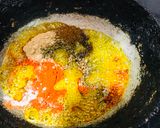 A picture of step 4 of Chole bhature.