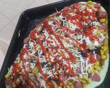 Foto langkah ke 5 dari resep Pizza sayur homemade.