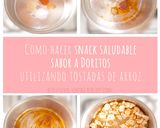 Foto del paso 2 de la receta: Espectacular snack saludable con sabor a Doritos utilizando tostadas de arroz !! Fácil, sin gluten y EXQUISITO!