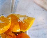 A picture of step 2 of Yummy 🍊 orange juice.
