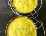 A picture of step 3 of Halloween Spooky Spider-Web Dhokla.