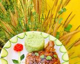 Hình bước làm 3 của món Gà rôti cùng xôi lá dứa