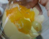 A picture of step 2 of Creamy Custard Biscuit delight.