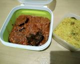 Foto langkah ke 1 dari resep Bali daging ala nasi bungkus.