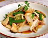 Hình bước làm 5 của món Phở áp chảo chay