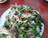 Hình bước làm 4 của món Ếch đồng bóp hành tây
