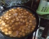 A picture of step 2 of Nutrela munchurian.