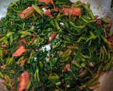 Foto langkah ke 4 dari resep Cah Kangkung Terasi.