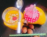 A picture of step 3 of Lychee Mango Smoothie.