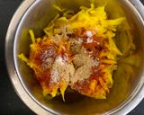 A picture of step 1 of Radish/ mooli ka aachar.