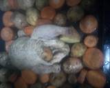 Baked Rosemary chicken with carrots and potatoes recipe step 1 photo