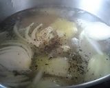 A picture of step 1 of Chicken and Celery Soup.