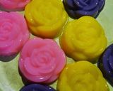 Foto langkah ke 3 dari resep Pudding Kaca Bunga.