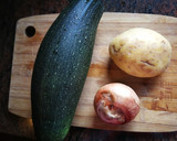 Foto del paso 1 de la receta: Crema con calabacín de la huerta