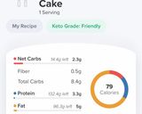 A picture of step 3 of Low Carb Keto Friendly Pound Cake Cheese Cake.