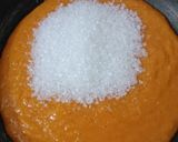 A picture of step 1 of Mango jam.