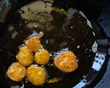 A picture of step 2 of Begun or Eggplant, Dal Suktoni for lunch in Thakurbari style.