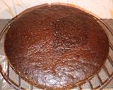 A picture of step 9 of Moist chocolate cake using table top cooker.