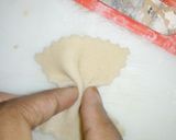 A picture of step 6 of Farfalle (bow tie) pasta.
