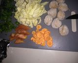 Foto langkah ke 1 dari resep Bakso Kuah rasa Soto.