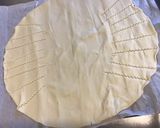 Une image de l'étape 10 de Gâteau kiwis noix de coco citron vert et fromage blanc en croûte tressée.