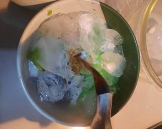 Es cendol selasih alpukat gula aren - Step 4