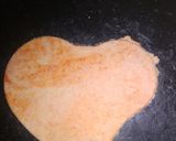 A picture of step 4 of Heart roti.