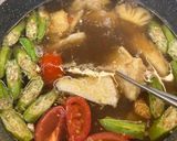 Hình bước làm 2 của món Canh Chua Khô Ức Cá Basa