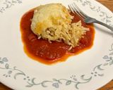 A picture of step 11 of Aunt Janice’s Spaghetti Pie.