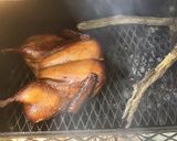 A picture of step 3 of California Farm Tea Smoked Whole Duck.